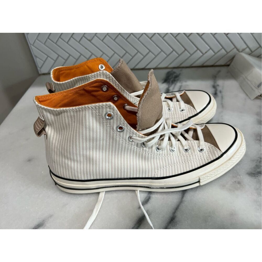 Converse Chuck 70 HI Men 12 Women 13.5 A00473c Desert Sand/Egret/Egret Shoes